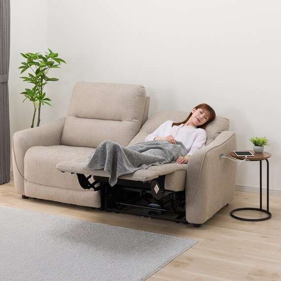 3人掛け電動リクライニングソファ 布張りタイプ (HE02 MO) 18枚目画像