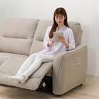 3人掛け電動リクライニングソファ 布張りタイプ (HE02 MO) 20枚目画像