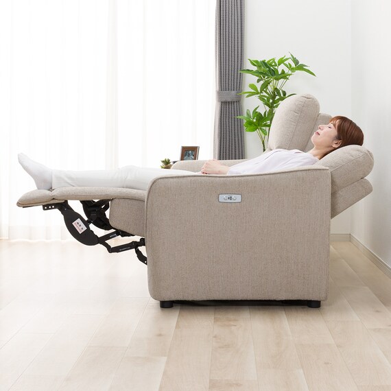 3人掛け電動リクライニングソファ 布張りタイプ (HE02 MO) 21枚目画像