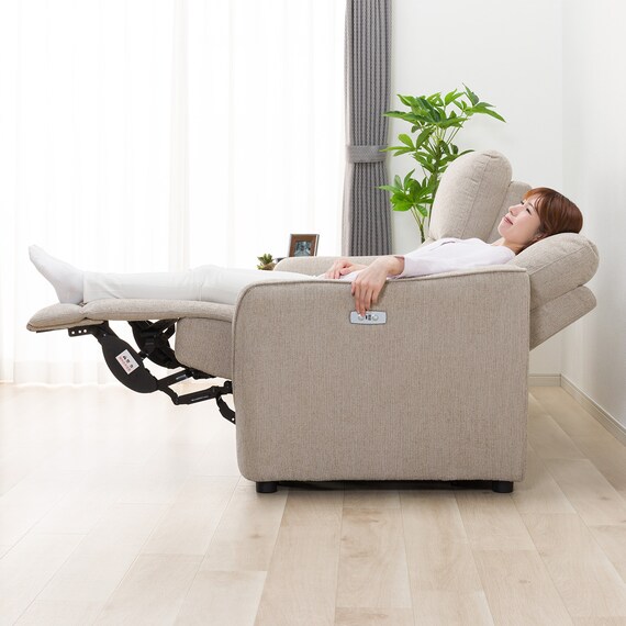 3人掛け電動リクライニングソファ 布張りタイプ (HE02 MO) 22枚目画像