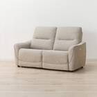 2人掛け電動リクライニングソファ 布張りタイプ (HE02 MO) 9枚目画像