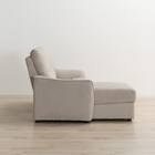 3人掛け片側電動リクライニングカウチソファ 布張りタイプ (HE02 右カウチ MO) 15枚目画像