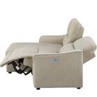 3人掛け片側電動リクライニングカウチソファ 布張りタイプ (HE02 右カウチ MO) 16枚目画像