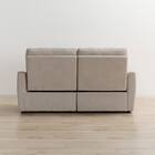 3人掛け片側電動リクライニングカウチソファ 布張りタイプ (HE02 右カウチ MO) 19枚目画像