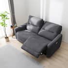 3人掛け電動リクライニングソファ 布張りタイプ (HE02 DGY) 8枚目画像