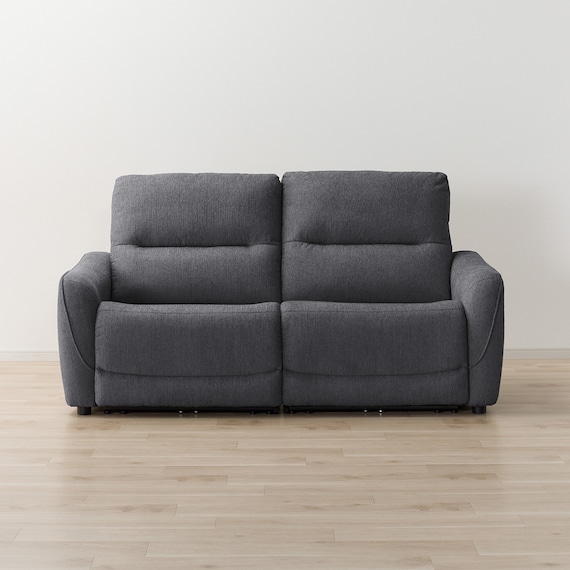 3人掛け電動リクライニングソファ 布張りタイプ (HE02 DGY) 10枚目画像