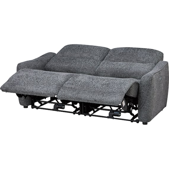 3人掛け電動リクライニングソファ 布張りタイプ (HE02 DGY) 11枚目画像