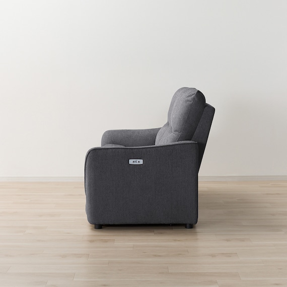 3人掛け電動リクライニングソファ 布張りタイプ (HE02 DGY) 11枚目画像