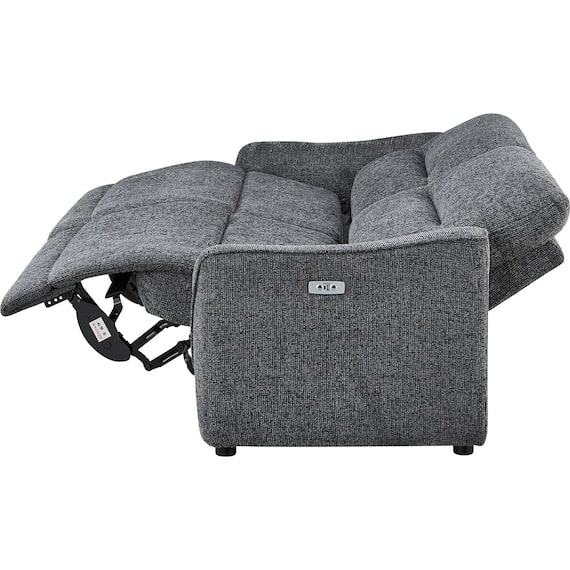 3人掛け電動リクライニングソファ 布張りタイプ (HE02 DGY) 13枚目画像