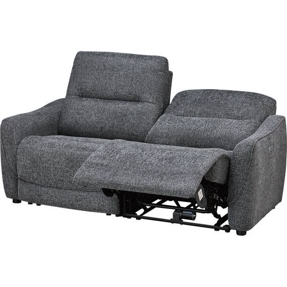 3人掛け電動リクライニングソファ 布張りタイプ (HE02 DGY) 15枚目画像