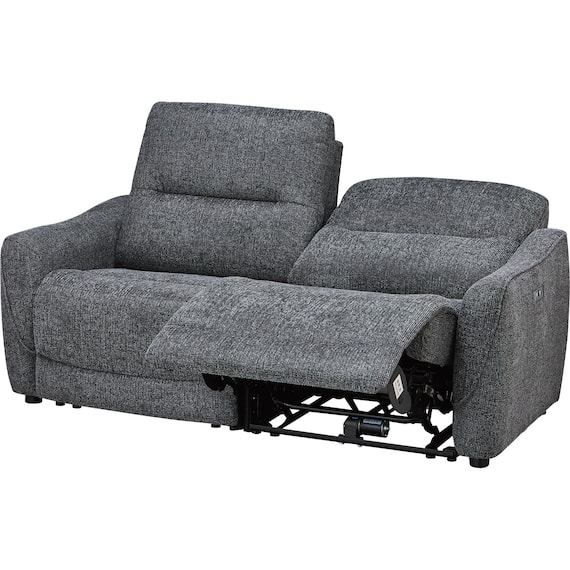 3人掛け電動リクライニングソファ 布張りタイプ (HE02 DGY) 15枚目画像