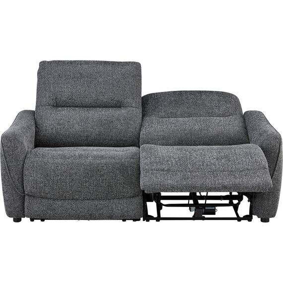 3人掛け電動リクライニングソファ 布張りタイプ (HE02 DGY) 16枚目画像