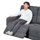 3人掛け電動リクライニングソファ 布張りタイプ (HE02 DGY) 19枚目画像