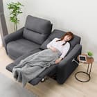 3人掛け電動リクライニングソファ 布張りタイプ (HE02 DGY) 19枚目画像