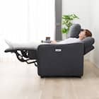 3人掛け電動リクライニングソファ 布張りタイプ (HE02 DGY) 21枚目画像