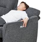 3人掛け電動リクライニングソファ 布張りタイプ (HE02 DGY) 22枚目画像