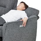 3人掛け電動リクライニングソファ 布張りタイプ (HE02 DGY) 22枚目画像