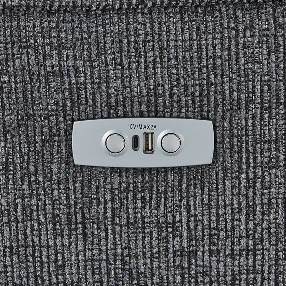 3人掛け電動リクライニングソファ 布張りタイプ (HE02 DGY) 23枚目画像