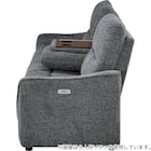 2人掛け電動リクライニングソファ+アームレスセット 布張りタイプ(HE02 DGY) 6枚目画像