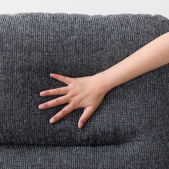 2人掛け電動リクライニングソファ+アームレスセット 布張りタイプ(HE02 DGY) 8枚目画像