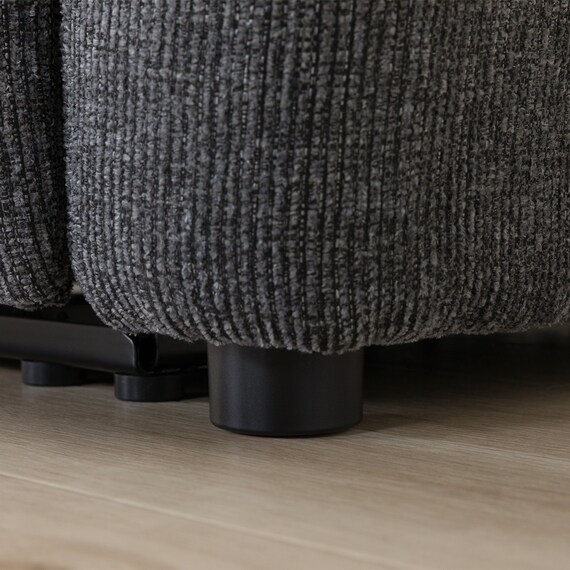 2人掛け電動リクライニングソファ＋アームレスセット 布張りタイプ(HE02 DGY) 10枚目画像