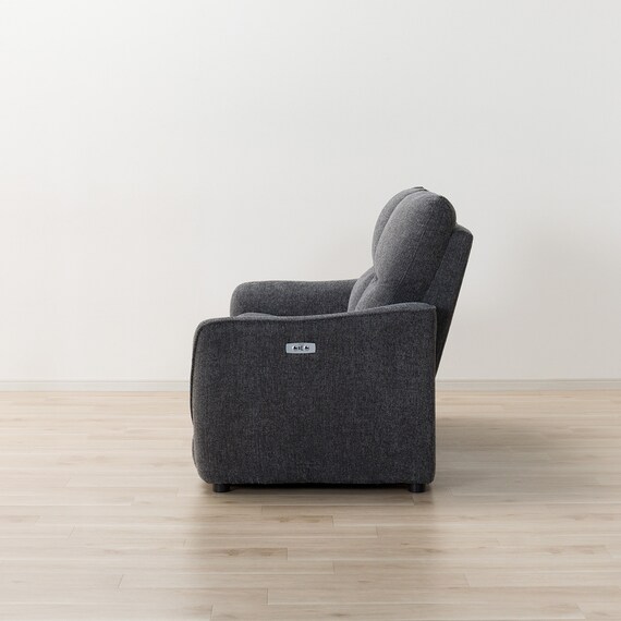 2人掛け電動リクライニングソファ 布張りタイプ (HE02 DGY) 11枚目画像