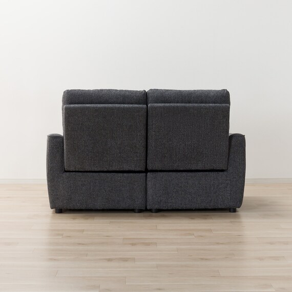 2人掛け電動リクライニングソファ 布張りタイプ (HE02 DGY) 13枚目画像