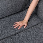 2人掛け電動リクライニングソファ 布張りタイプ (HE02 DGY) 16枚目画像