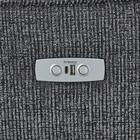 2人掛け片側電動リクライニングカウチソファ＋アームレスセット 布張りタイプ(HE02 左カウチ DGY) 14枚目画像