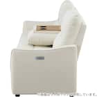 傷・汚れに強い合成皮革 2人掛け電動リクライニングソファ+アームレスセット(HE02 NS IV) 7枚目画像