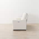 傷・汚れに強い合成皮革 2人掛け電動リクライニングソファ+アームレスセット(HE02 NS IV) 7枚目画像