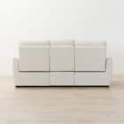 傷・汚れに強い合成皮革 2人掛け電動リクライニングソファ+アームレスセット(HE02 NS IV) 8枚目画像