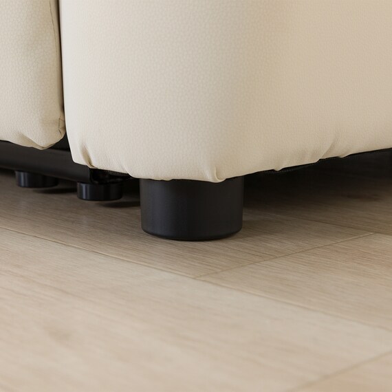 傷・汚れに強い合成皮革 2人掛け電動リクライニングソファ＋アームレスセット(HE02 NS IV) 11枚目画像