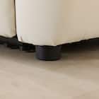 傷・汚れに強い合成皮革 2人掛け電動リクライニングソファ+アームレスセット(HE02 NS IV) 11枚目画像