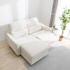 傷・汚れに強い 3人掛け片側電動リクライニングカウチソファ 合皮タイプ (HE02 Nシールド 右カウチ IV) 10枚目画像