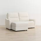 傷・汚れに強い 3人掛け片側電動リクライニングカウチソファ 合皮タイプ (HE02 Nシールド 右カウチ IV) 12枚目画像