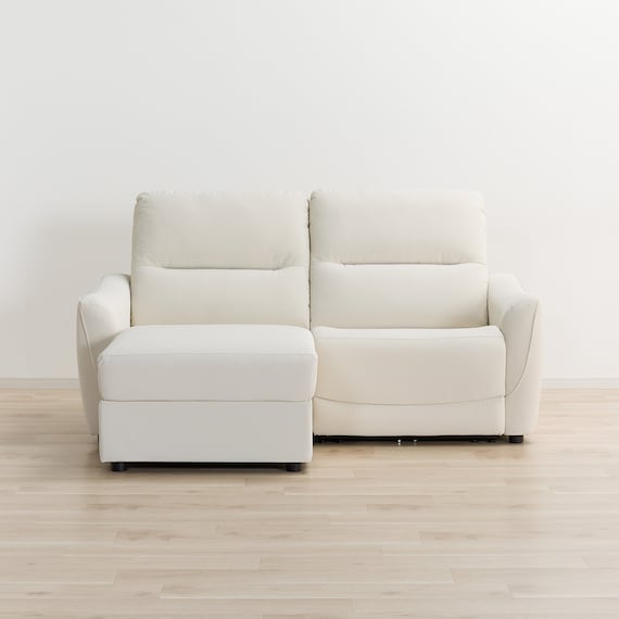 傷・汚れに強い 3人掛け片側電動リクライニングカウチソファ 合皮タイプ (HE02 Nシールド 右カウチ IV) 13枚目画像