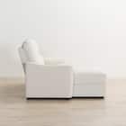 傷・汚れに強い 3人掛け片側電動リクライニングカウチソファ 合皮タイプ (HE02 Nシールド 右カウチ IV) 17枚目画像