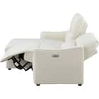 傷・汚れに強い 3人掛け片側電動リクライニングカウチソファ 合皮タイプ (HE02 Nシールド 右カウチ IV) 18枚目画像