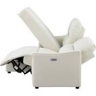 傷・汚れに強い 3人掛け片側電動リクライニングカウチソファ 合皮タイプ (HE02 Nシールド 右カウチ IV) 19枚目画像