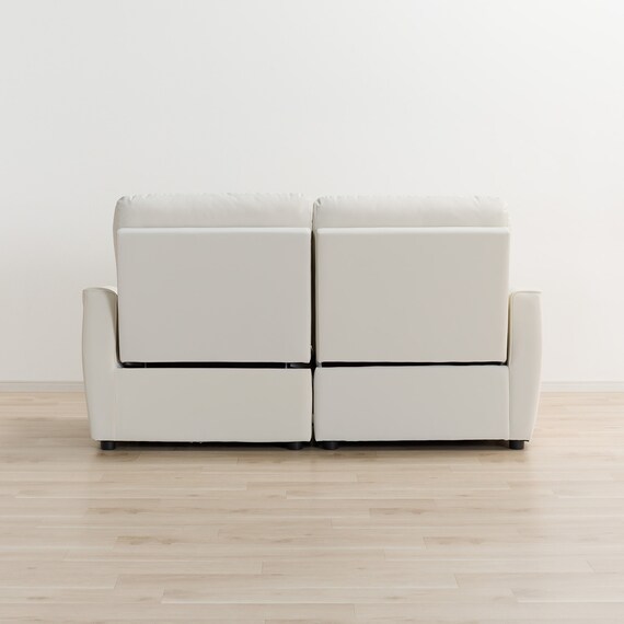 傷・汚れに強い 3人掛け片側電動リクライニングカウチソファ 合皮タイプ (HE02 Nシールド 右カウチ IV) 21枚目画像