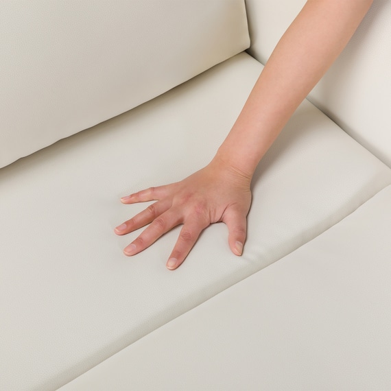 傷・汚れに強い 3人掛け片側電動リクライニングカウチソファ 合皮タイプ (HE02 Nシールド 右カウチ IV) 23枚目画像