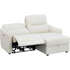 傷・汚れに強い 3人掛け片側電動リクライニングカウチソファ 合皮タイプ (HE02 Nシールド 左カウチ IV) 14枚目画像