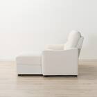 傷・汚れに強い 3人掛け片側電動リクライニングカウチソファ 合皮タイプ (HE02 Nシールド 左カウチ IV) 17枚目画像