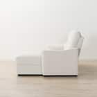 傷・汚れに強い 3人掛け片側電動リクライニングカウチソファ 合皮タイプ (HE02 Nシールド 左カウチ IV) 17枚目画像