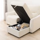 傷・汚れに強い 2人掛け片側電動リクライニングカウチソファ 合皮タイプ (HE02 Nシールド 左カウチ IV) 11枚目画像