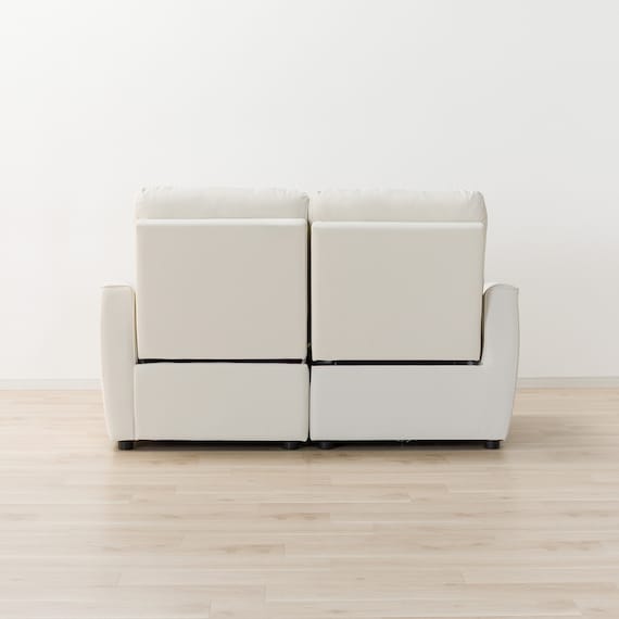 傷・汚れに強い 2人掛け片側電動リクライニングカウチソファ 合皮タイプ (HE02 Nシールド 左カウチ IV) 20枚目画像