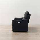 傷・汚れに強い 2人掛け電動リクライニングソファ 合皮タイプ (HE02 Nシールド BK) 12枚目画像