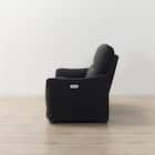 傷・汚れに強い 2人掛け電動リクライニングソファ 合皮タイプ (HE02 Nシールド BK) 12枚目画像