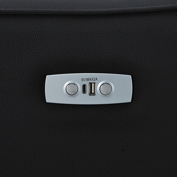 傷・汚れに強い 2人掛け電動リクライニングソファ 合皮タイプ (HE02 Nシールド BK) 20枚目画像